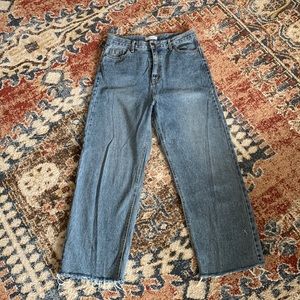 Oak + Fort Wide Leg Jeans